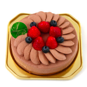 苺のチョコケーキ-デコレーションケーキ