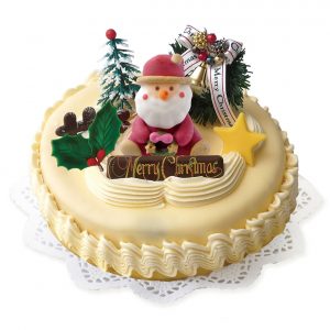 フレッシュバターデコレーション-クリスマスケーキ