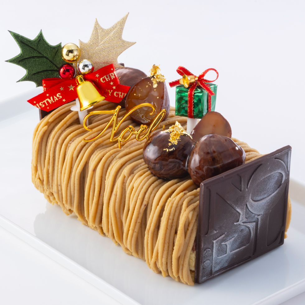 和栗のノエルモンブラン-クリスマスケーキ
