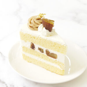 和栗のショートケーキ