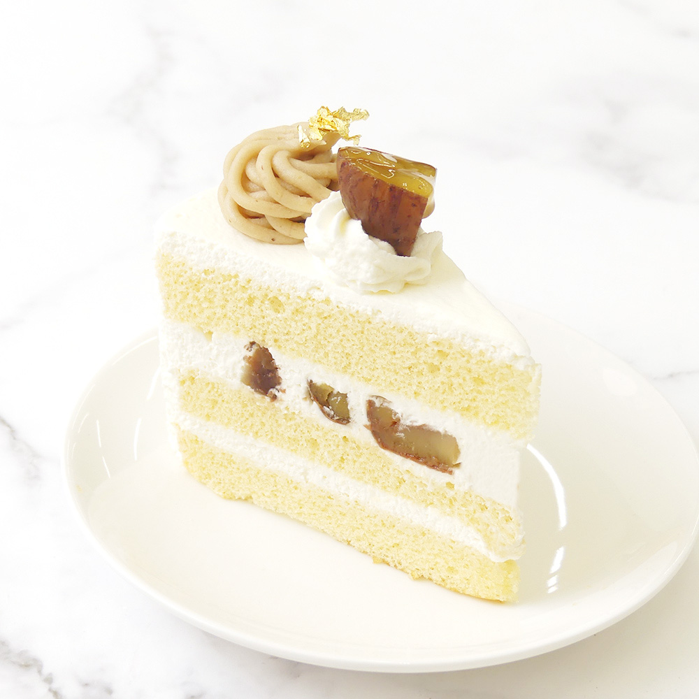 和栗のショートケーキ