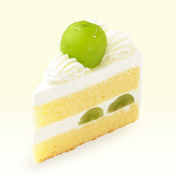 シャインマスカットのショートケーキ