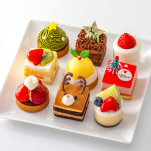 9種のプチガトー・ノエル-クリスマスケーキ