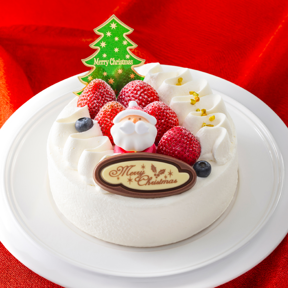 苺デコレーション-クリスマスケーキ